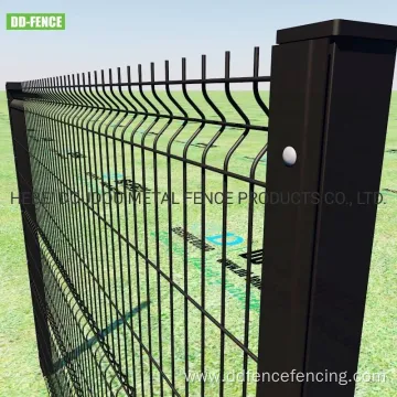 3D V Bending Curved Welded Wire Mesh Fencing